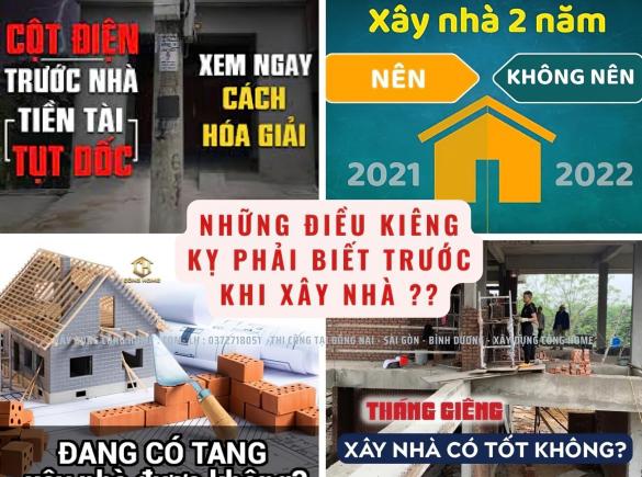 Những điều ki&ecirc;ng kỵ trong x&acirc;y nh&agrave; l&agrave; g&igrave;? N&ecirc;n x&acirc;y nh&agrave; từ th&aacute;ng 2 &acirc;m lịch trở đi, tại sao?