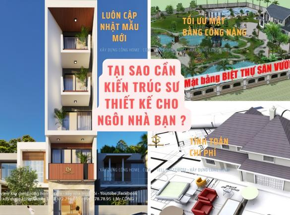 V&igrave; sao x&acirc;y nh&agrave; phải cần đến kiến tr&uacute;c sư 
