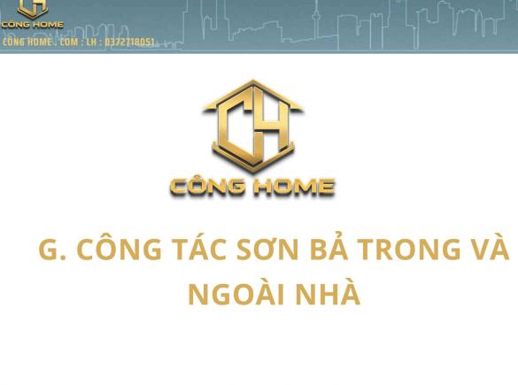 Quy tr&igrave;nh thi c&ocirc;ng sơn nước , bả bột  trong v&agrave; ngo&agrave;i nh&agrave; chuẩn dự &aacute;n 