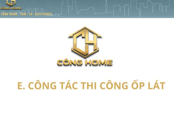 Quy tr&igrave;nh thi c&ocirc;ng ốp l&aacute;t gạch nền tường chuẩn dự &aacute;n 