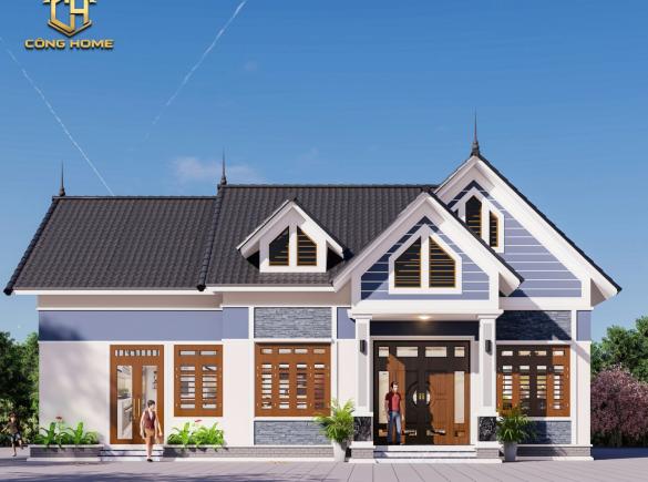 Tổng hợp mẫu nh&agrave; cấp 4 m&aacute;i th&aacute;i đẹp, gi&aacute; rẻ 2024
