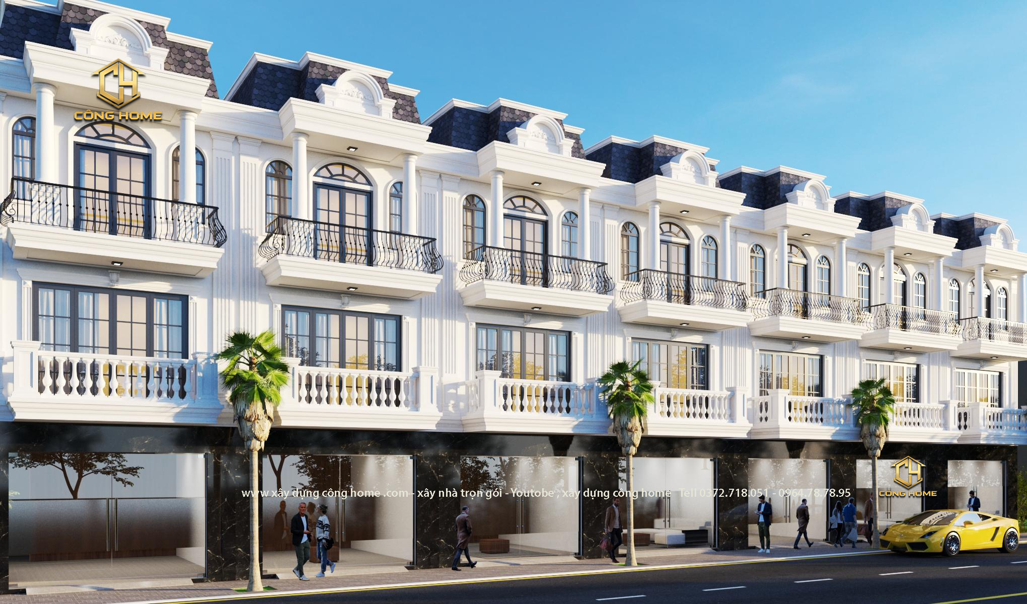 biệt thự phố liền kề 3 tầng