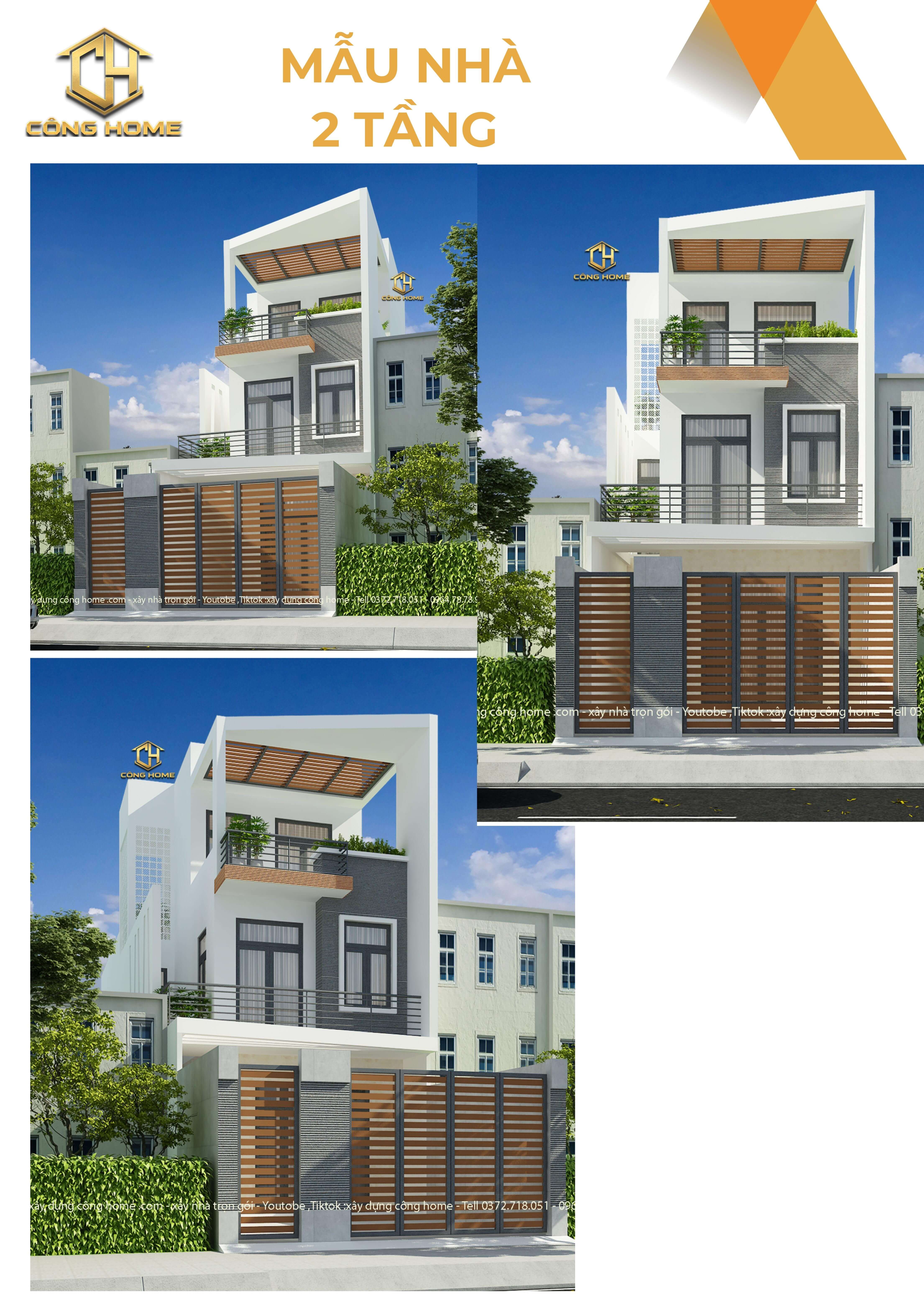 nhà phố hiện đại 3 tầng 