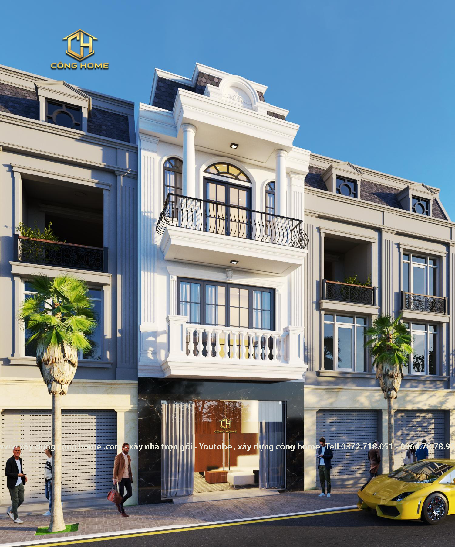 biệt thự phố liền kề 3 tầng