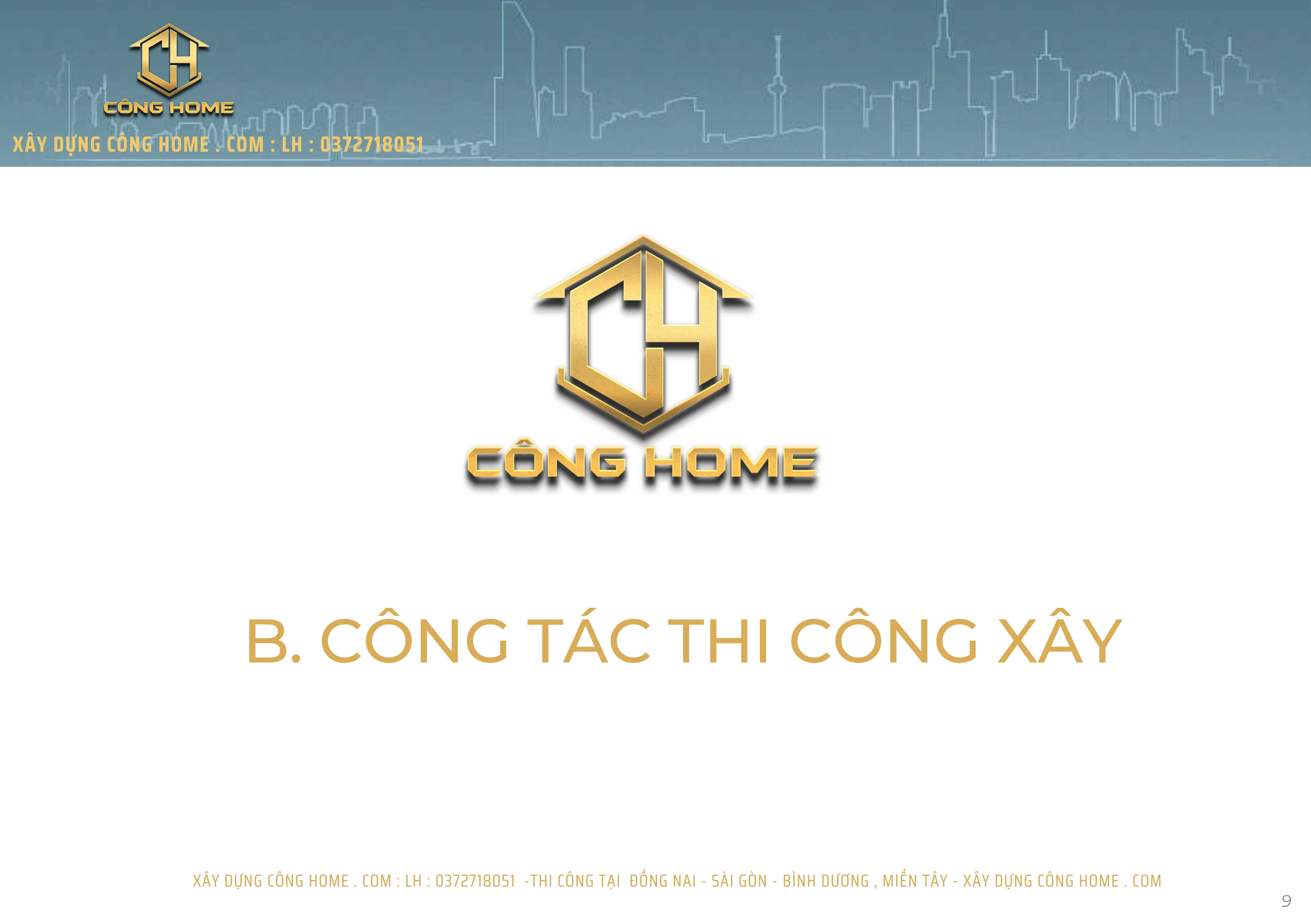 quy trình thi công phần hoàn thiện