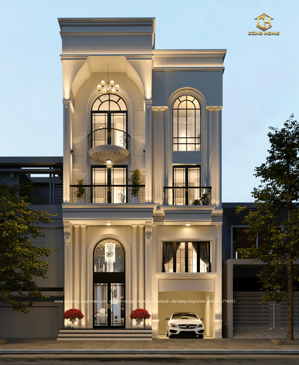 biệt thự phố tân cổ điển 