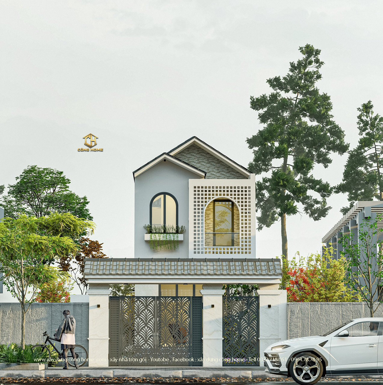 NHÀ MÁI THÁI 2 TẦNG TẠI ĐỒNG NAI 