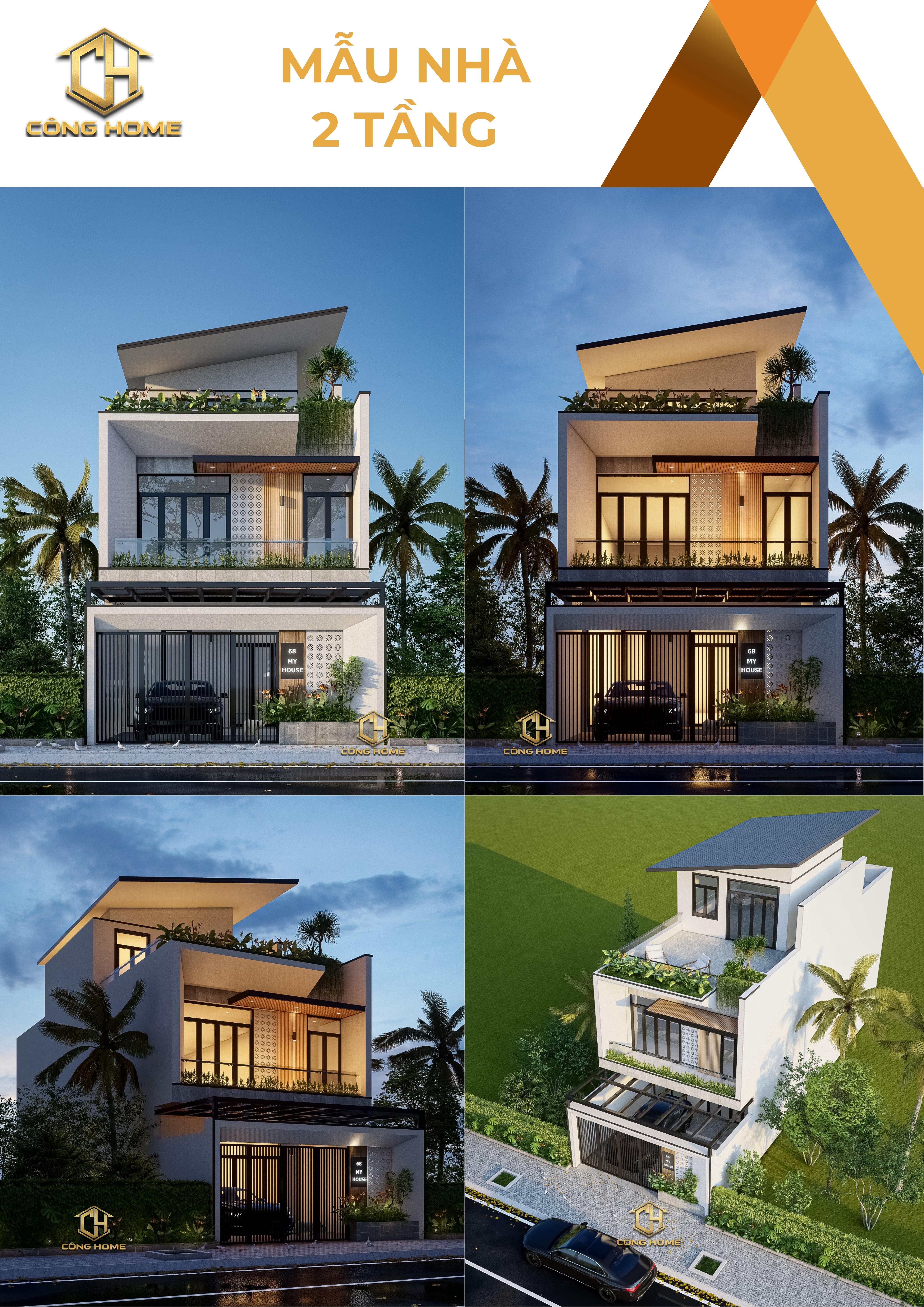 BIỆT THỰ PHỐ HIỆN ĐẠI 3 TẦNG 