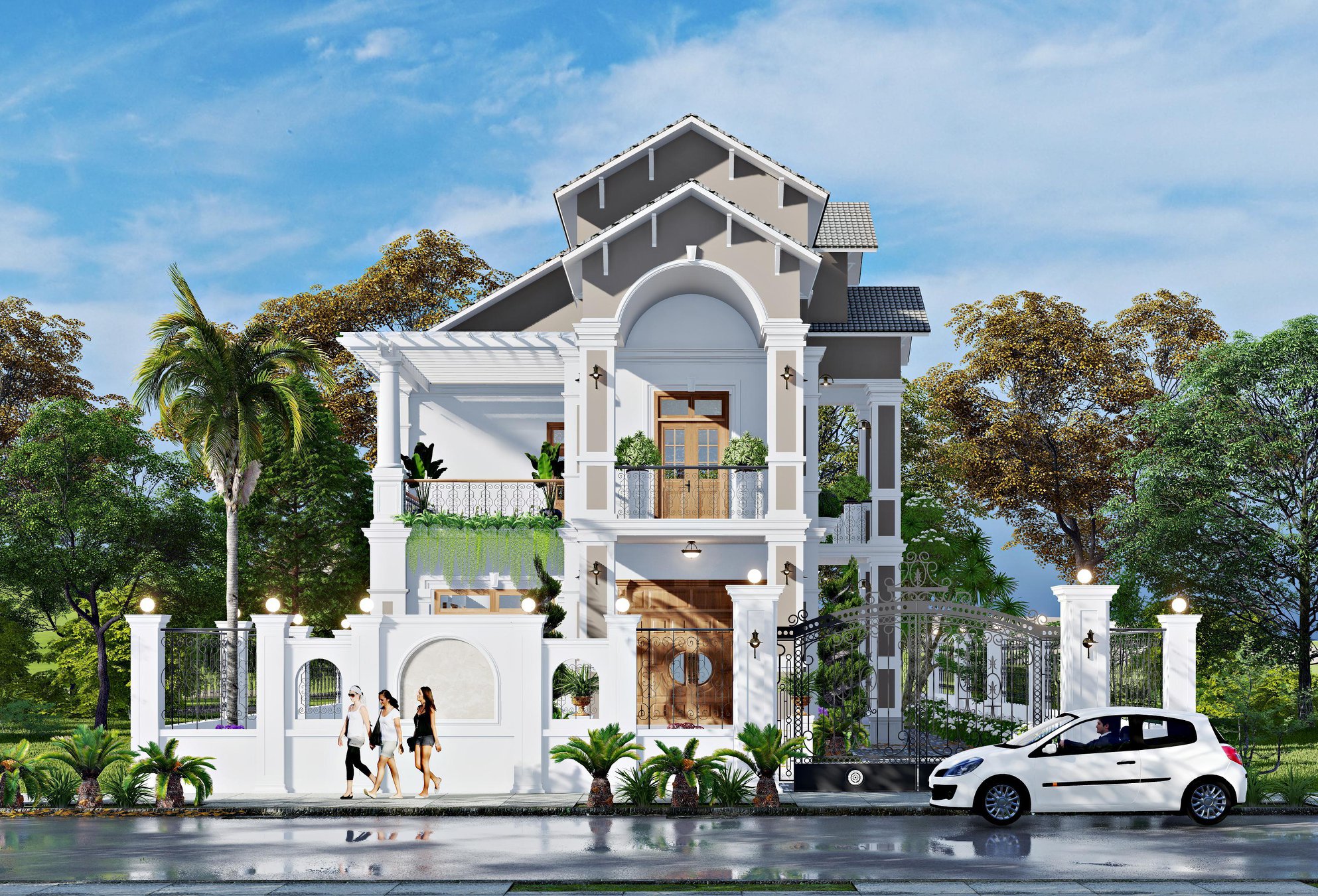 NHÀ MÁI THÁI 2 TẦNG TẠI ĐỒNG NAI 