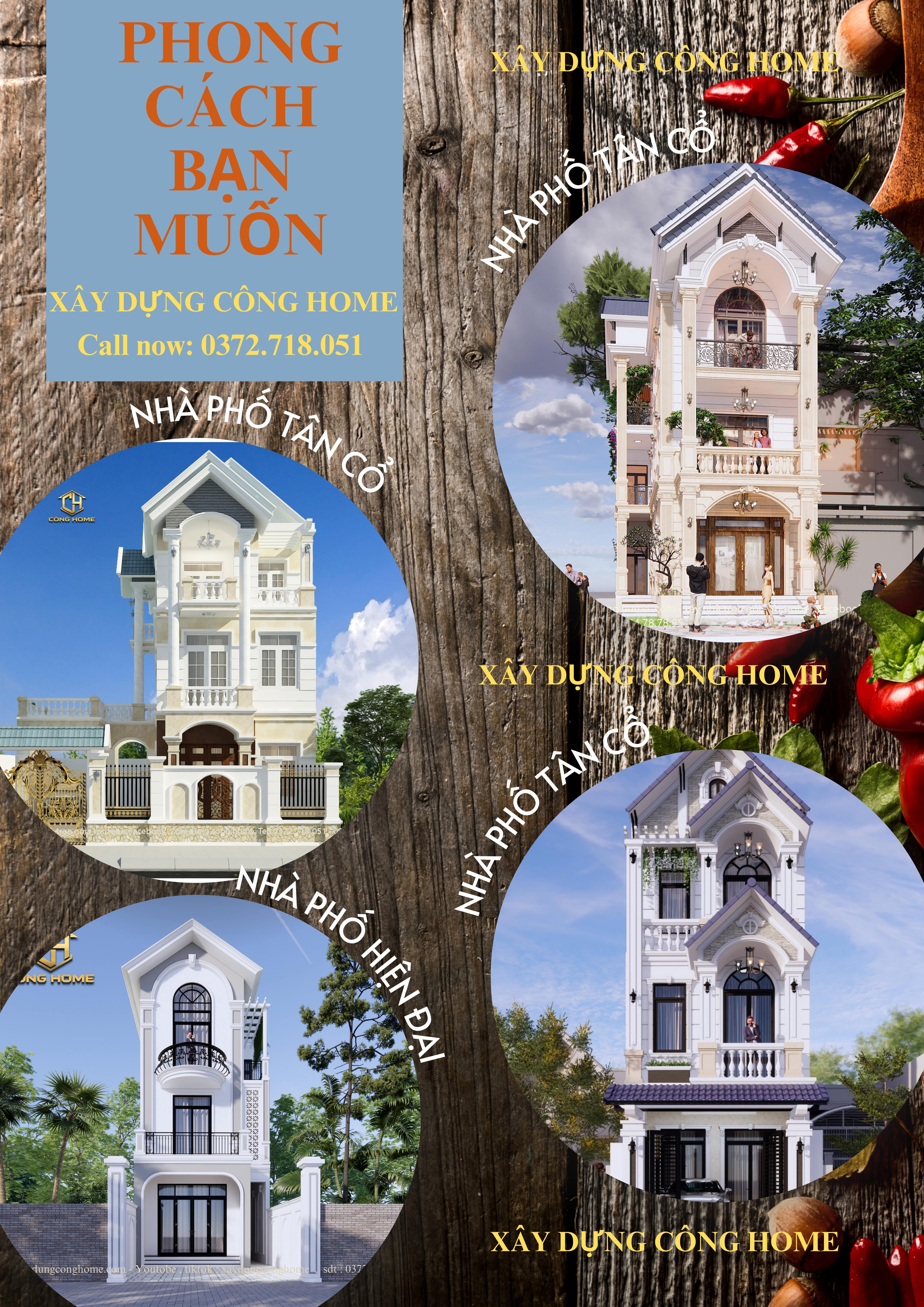 nhà mái thái hiện đại 3 tầng