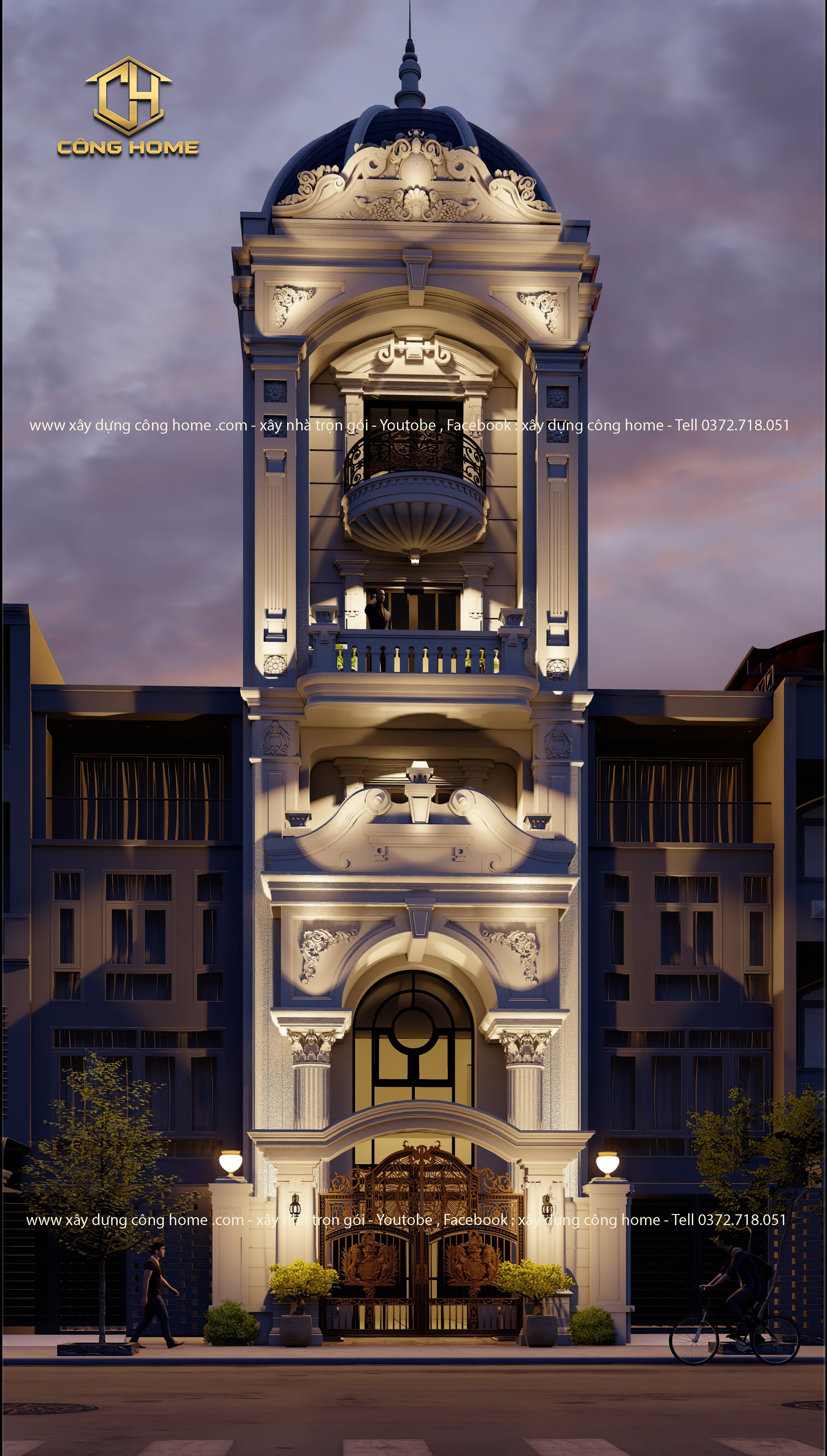 nhà biệt thự phố