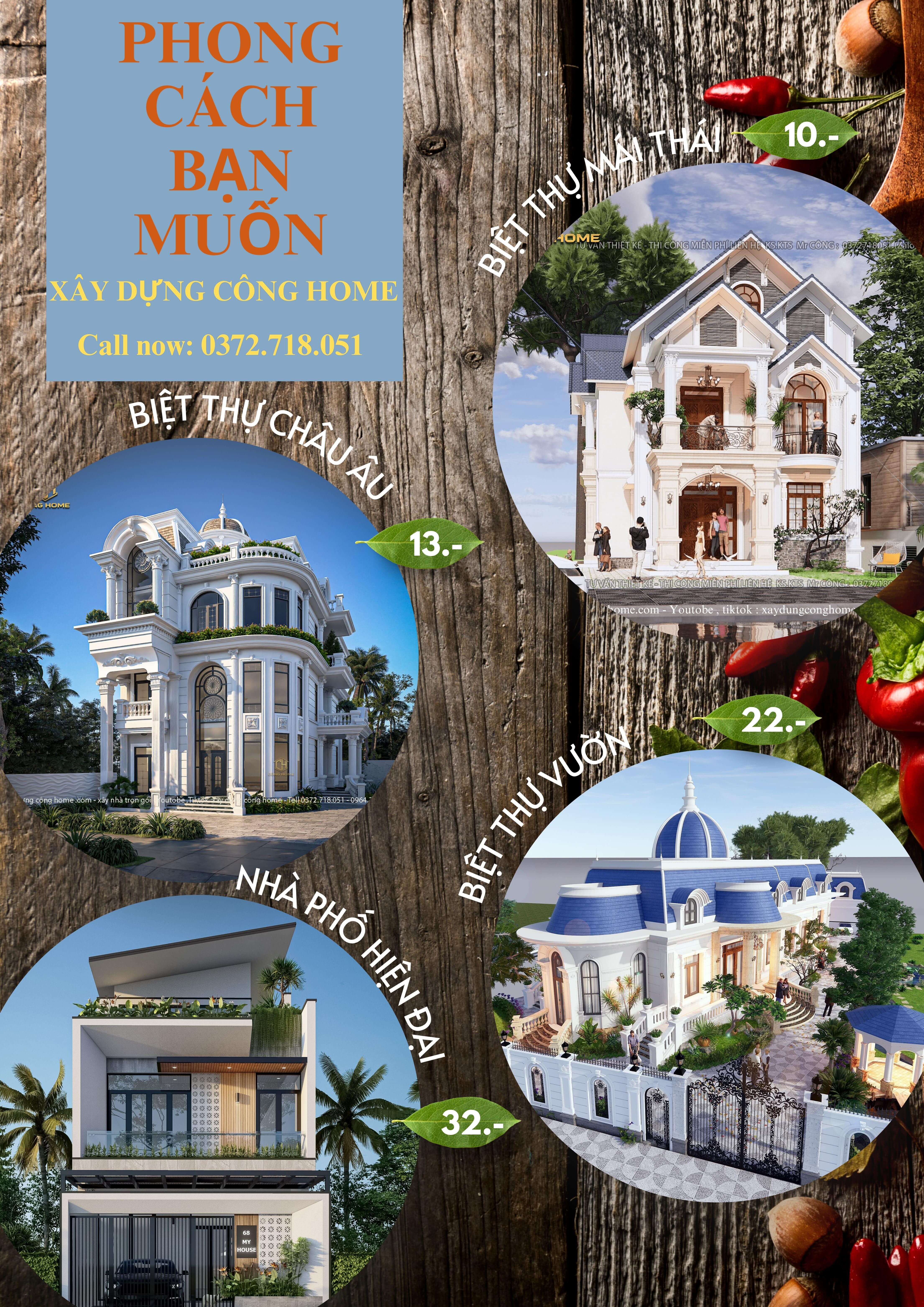 CATALOGUE MẪU MẶT TIỀN NHÀ ĐẸP CÔNG HOME 