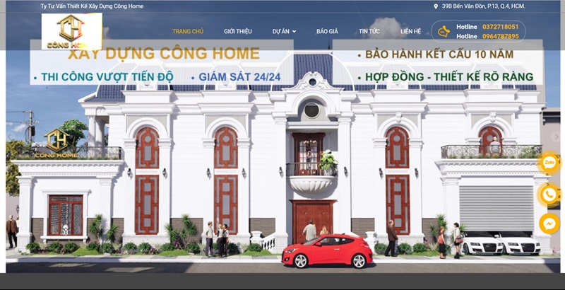 công ty xây dựng uy tín tại sài gòn , đồng nai , CAM KẾT CỦA XÂY DỰNG CÔNG HOME