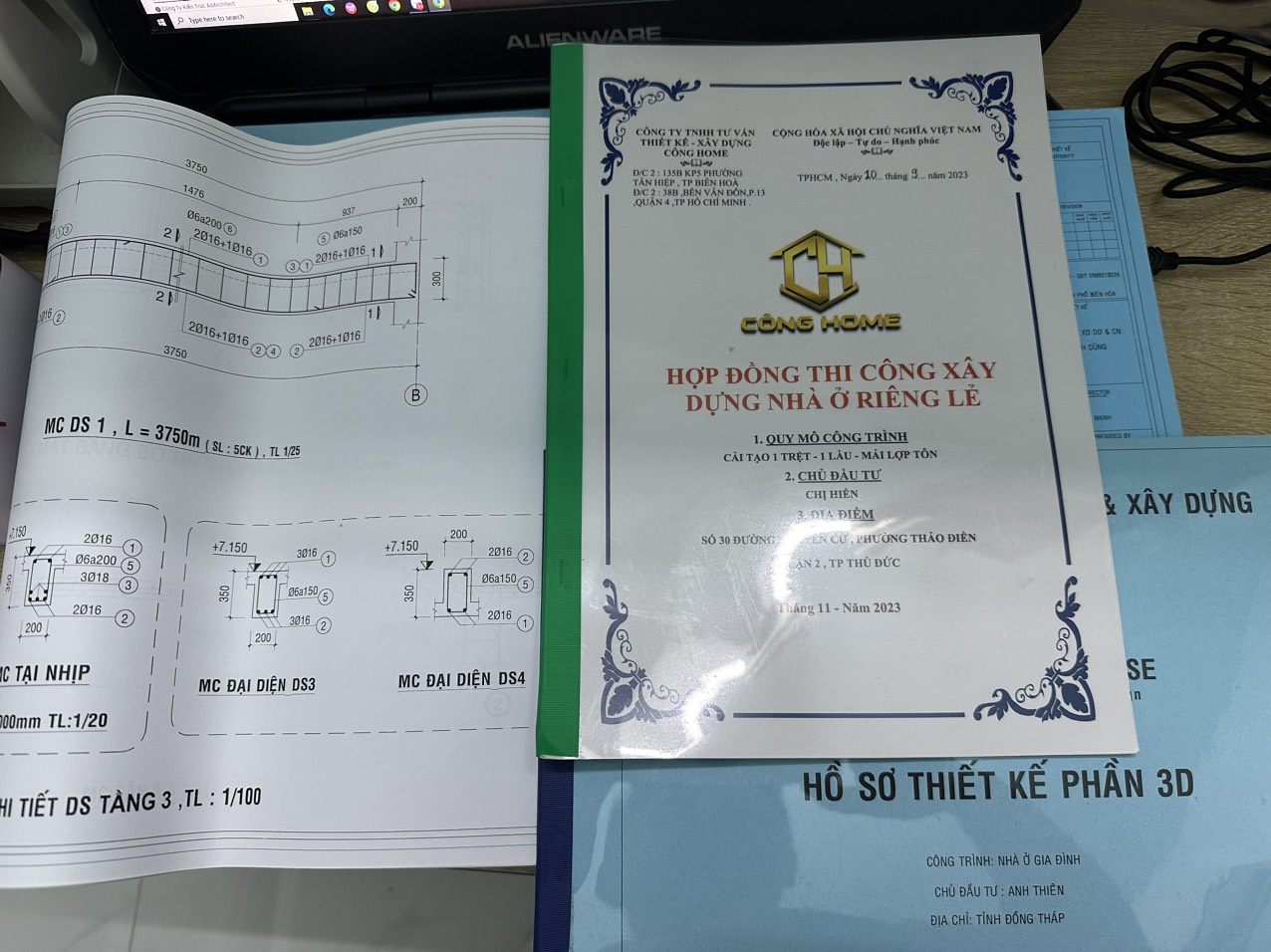 hồ sơ thiết kế nhà 