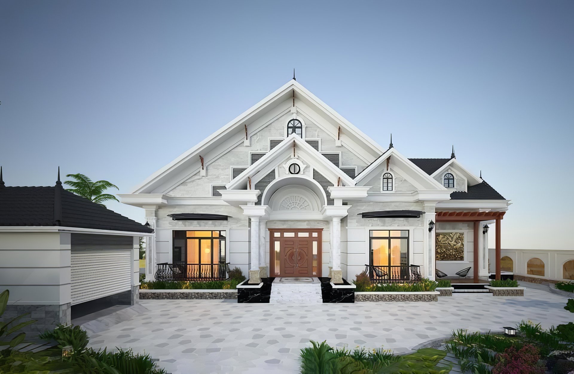 nhà cấp 4 mái thái