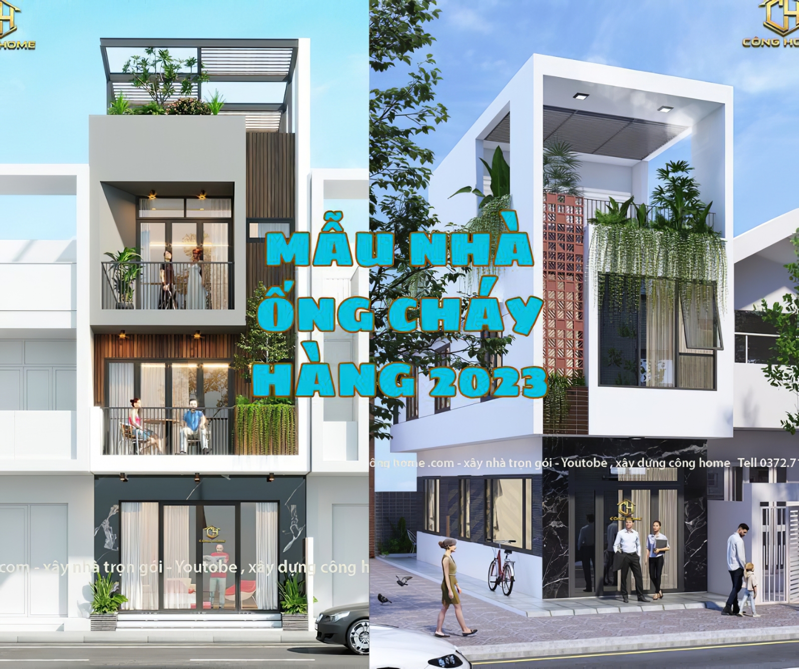 nhà phố hiện đại 