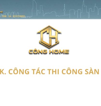 Quy tr&igrave;nh thi c&ocirc;ng lắp đặt s&agrave;n gỗ chuẩn dự &aacute;n 
