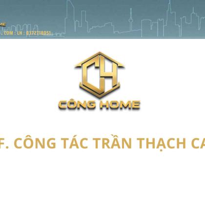 Quy tr&igrave;nh thi c&ocirc;ng trần thạch cao chuẩn dự &aacute;n  