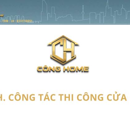 Quy tr&igrave;nh thi c&ocirc;ng lắp đặt cửa gỗ chuẩn dự &aacute;n 