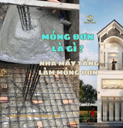 M&oacute;ng đơn l&agrave; g&igrave; ? Nh&agrave; mấy tầng mới l&agrave;m m&oacute;ng đơn 