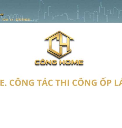 Quy tr&igrave;nh thi c&ocirc;ng ốp l&aacute;t gạch nền tường chuẩn dự &aacute;n 