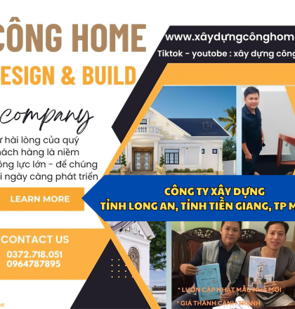 C&ocirc;ng ty x&acirc;y dựng tại tỉnh Long An, Tỉnh Tiền Giang, Tp Mỹ Tho