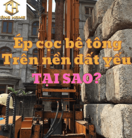 Tại sao phải &eacute;p cọc b&ecirc; t&ocirc;ng đối với nh&agrave; x&acirc;y ở khu vực đất yếu ? 