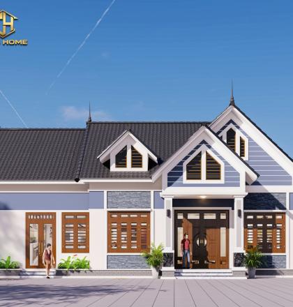 Tổng hợp mẫu nh&agrave; cấp 4 m&aacute;i th&aacute;i đẹp, gi&aacute; rẻ 2024