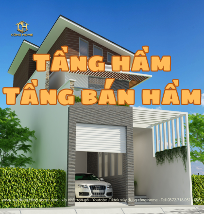 Ph&acirc;n biệt giữa tầng hầm v&agrave; tầng b&aacute;n hầm khi x&acirc;y dựng nh&agrave; phố?
