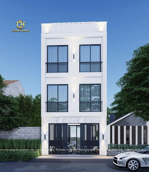 Nh&agrave; phố t&acirc;n cổ điển 3 tầng tại bi&ecirc;n h&ograve;a đồng nai 