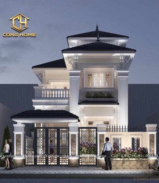 Biệt Thự 3 Tầng T&acirc;n Cổ Điển 