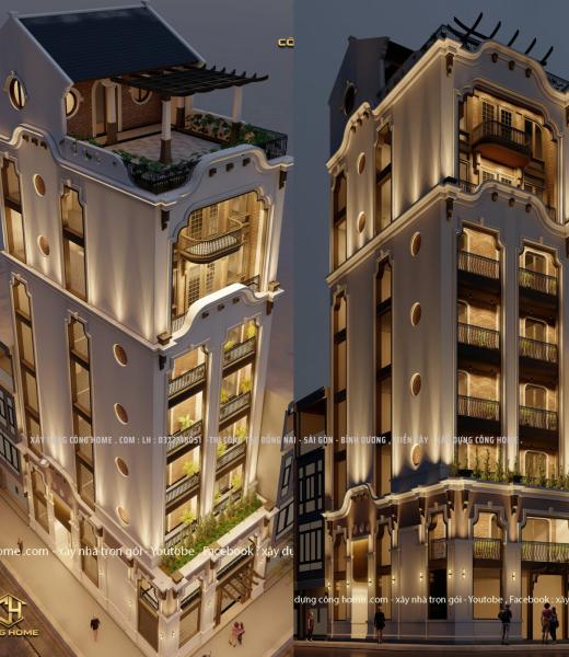 BIỆT THỰ INDOCHINE 7 TẦNG&nbsp;- 2 MẶT TIỀN&nbsp; 