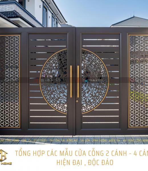 TỔNG HỢP CỬA CỔNG 2 C&Aacute;NH -  4 C&Aacute;NH HIỆN ĐẠI ĐỘC Đ&Aacute;O 