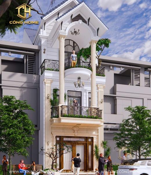 Thiết Kế Biệt Thự 3 Tầng M&aacute;i Th&aacute;i 5x20m Si&ecirc;u Quyền Qu&yacute;