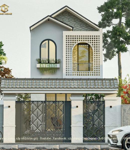 NH&Agrave; PHỐ HIỆN ĐẠI 2 TẦNG M&Aacute;I TH&Aacute;I TẠI TRẢNG D&Agrave;I BI&Ecirc;N H&Ograve;A ĐỒNG NAI 