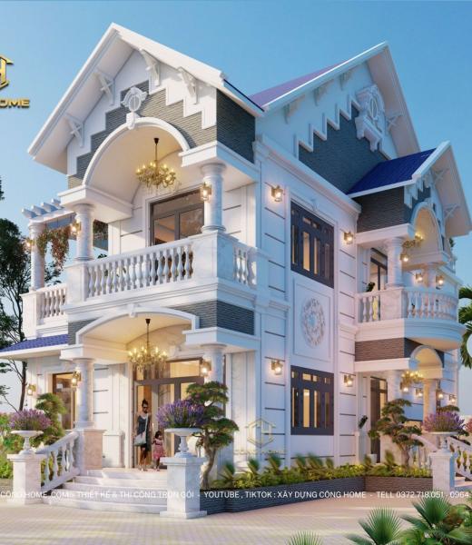 Biệt Thự 2 Tầng M&aacute;i Th&aacute;i Tại T&acirc;y Ninh 