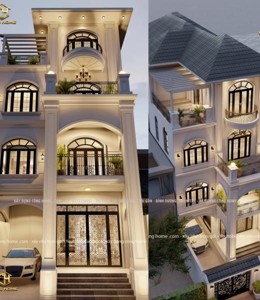 BIỆT THỰ 4 TẦNG M&Aacute;I NHẬT P2
