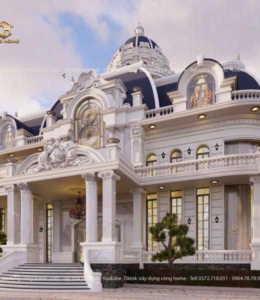Biệt Thự T&acirc;n Cổ Điển Đẹp Tại Đồng Nai