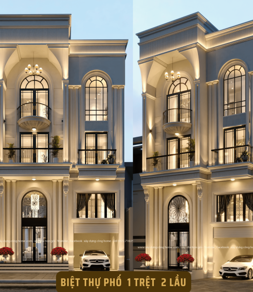Biệt Thự 4 tầng T&acirc;n Cổ Điển Đẹp Tại  bi&ecirc;n h&ograve;a đồng nai 
