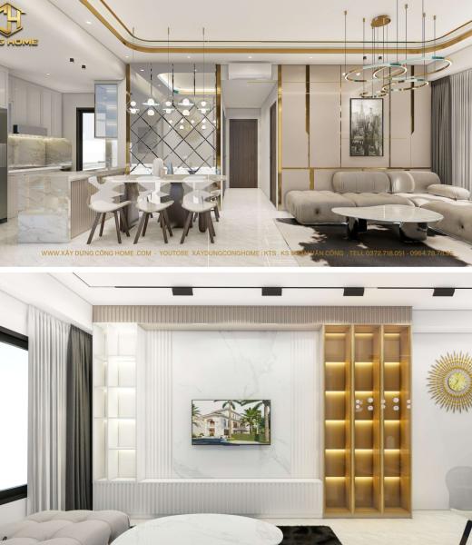 NỘI THẤT THEO PHONG C&Aacute;CH HIỆN ĐẠI TẠI CHUNG CƯ QUẬN 7 S&Agrave;I G&Ograve;N 