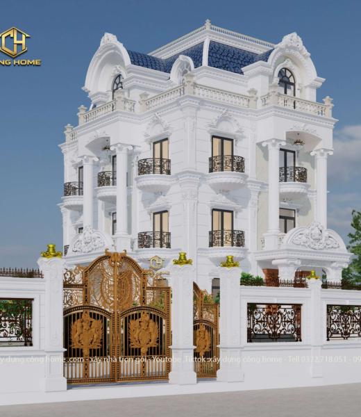 Biệt Thự T&acirc;n Cổ Điển Đẹp Tại  TPHCM Part 2 