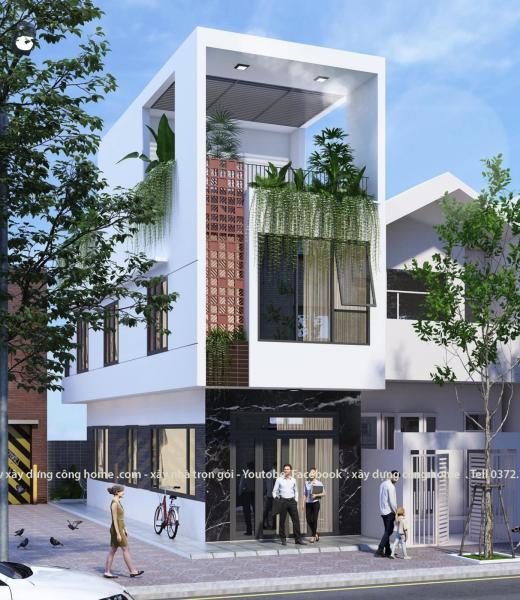 NH&Agrave; ỐNG HIỆN ĐẠI 1 TRỆT 1 LẦU S&Acirc;N THƯỢNG