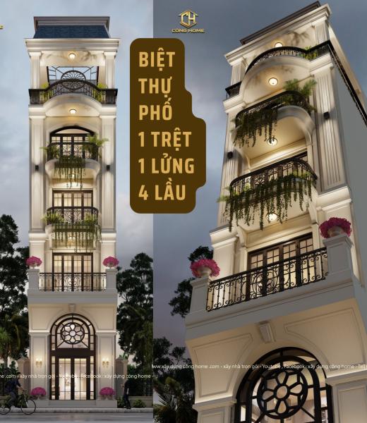 BIỆT THỰ PHỐ 5 TẦNG  T&Acirc;N CỔ ĐIỂN TẠI ĐỒNG NAI 