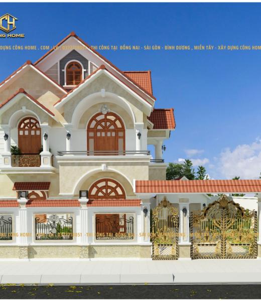 Biệt Thự 2 Tầng M&aacute;i Th&aacute;i Tại quận 12