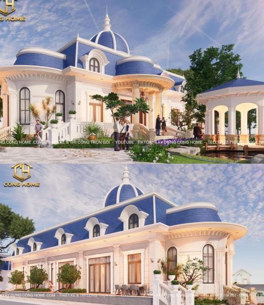 Biệt thự 1 tầng tại bến tre 