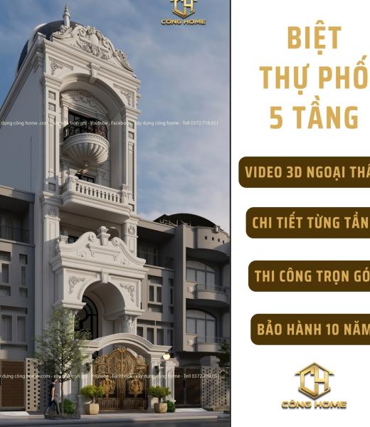 BIỆT THỰ PHỐ 5 TẦNG 