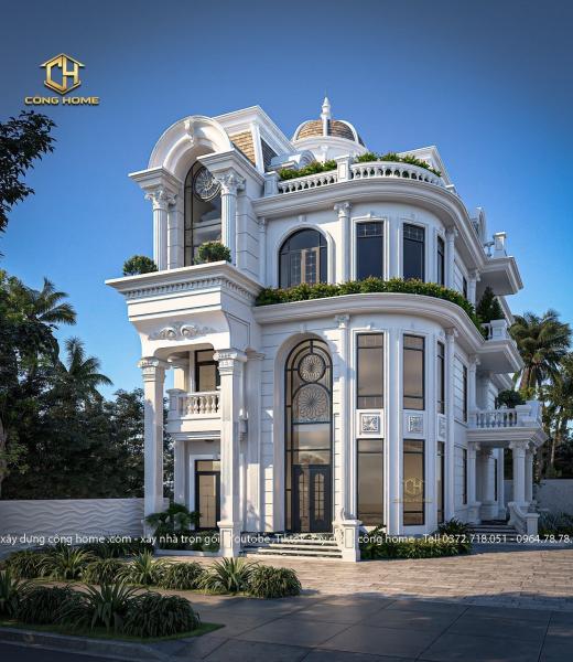 Thi c&ocirc;ng biệt thự trọn g&oacute;i