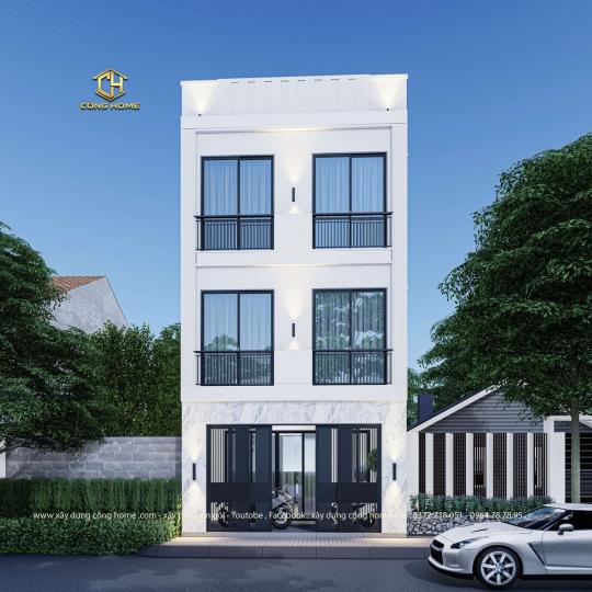 Nh&agrave; phố t&acirc;n cổ điển 3 tầng tại bi&ecirc;n h&ograve;a đồng nai 