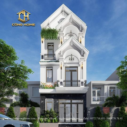 NH&Agrave; PHỐ HIỆN ĐẠI 3 TẦNG M&Aacute;I TH&Aacute;I TẠI THỦ DẦU MỘT B&Igrave;NH DƯƠNG 