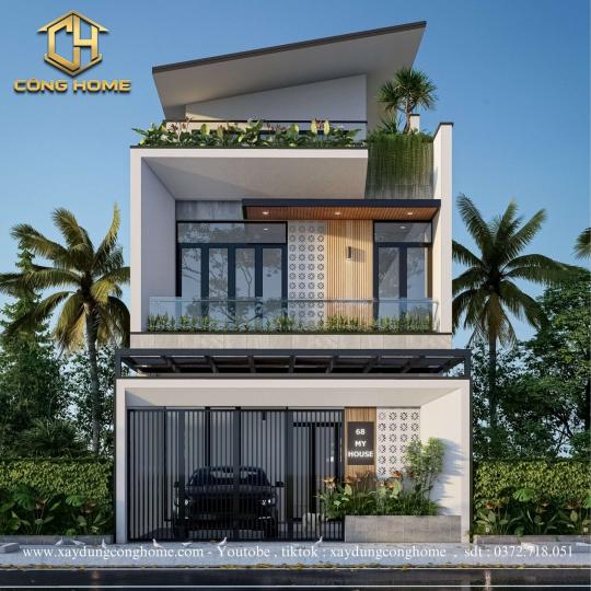 NH&Agrave; PHỐ HIỆN ĐẠI 3 TẦNG TẠI BI&Ecirc;N H&Ograve;A ĐỒNG NAI 